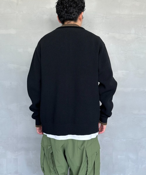 ニット セーター 「WEB先行予約」「FRED PERRY/フレッドペリー」 別注 ハイネック ジップニットカーディガン レディース メンズ FRED PERRY ニット セーター 「WEB先行予約」「FRED PERRY