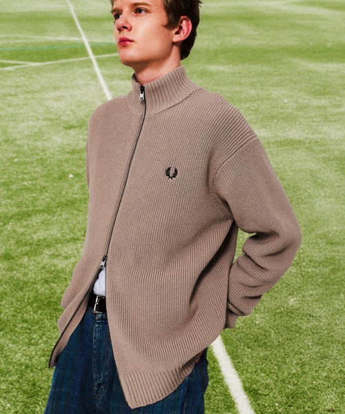 FRED PERRY フレッドペリー ニットカーディガン FRED PERRY ニット セーター 「WEB先行予約」「FRED PERRY