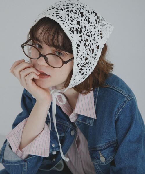 URBAN RESEARCH Sonny Label ストール マフラー フラワーレース