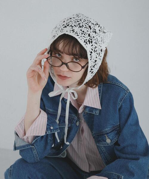 URBAN RESEARCH Sonny Label ストール マフラー フラワーレース