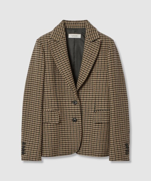 新品未使用　アルアバイル　グレンチェックジャコット　ルルウィルビー LOULOU WILLOUGHBY（ルルウィルビー） ジャケット テーラード