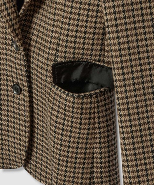 新品未使用 アルアバイル グレンチェックジャコット ルルウィルビー