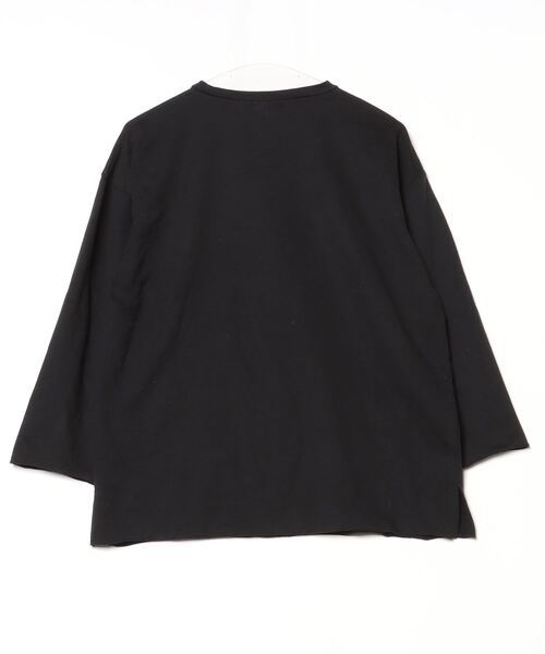 「URBAN RESEARCH」 7分袖Tシャツ 38 ブラック メンズ