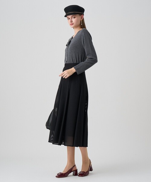 ANAYI（アナイ） スカート 「セットアップ対応商品」ハードカラミマチ