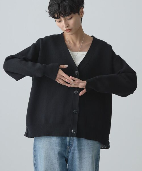 「AMERICAN HOLIC」 カーディガン L ブラック レディース