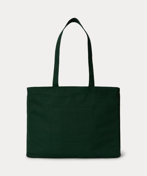 【POLO RALPH LAUREN】エンブロイダリー キャンバス トート POLO RALPH LAUREN トートバッグ エンブロイダリー キャンバス