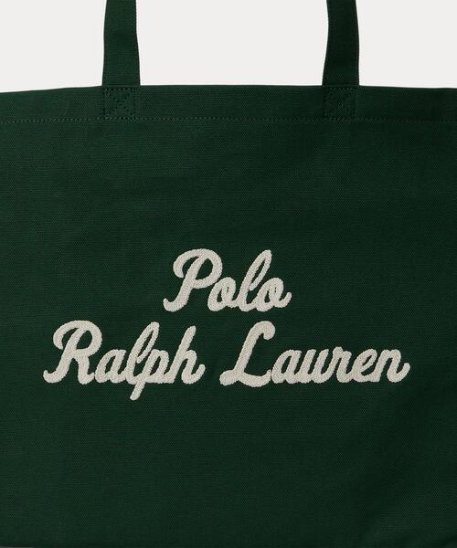 POLO RALPH LAUREN トートバッグ エンブロイダリー キャンバス
