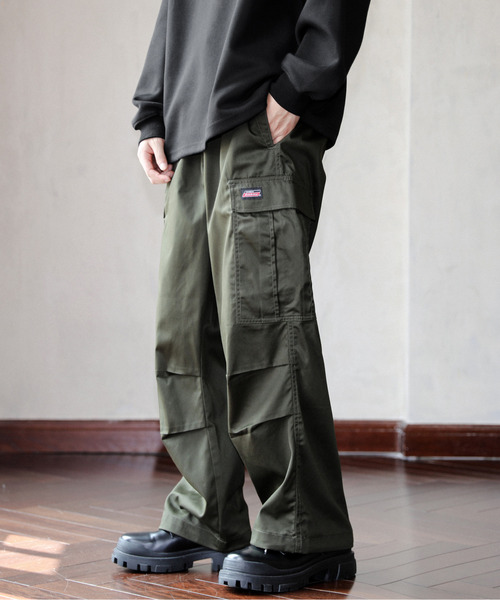 Dickies（ディッキーズ） カーゴパンツ LARGE カーキ メンズ