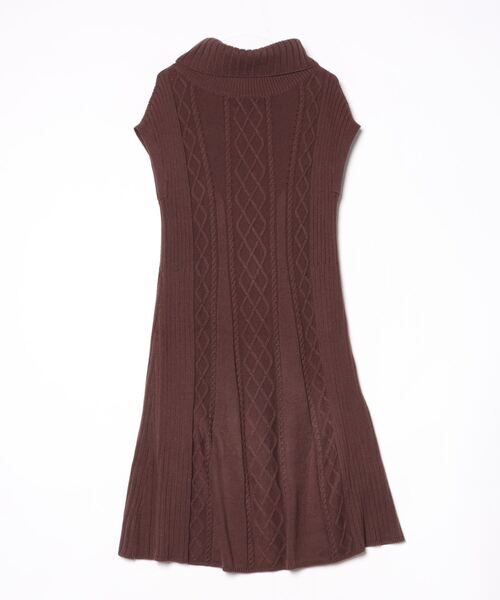 「The Virgnia」 ニットワンピース - ブラウン レディース_画像2