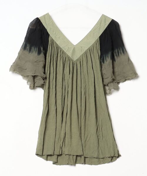 「RELIGION」 半袖カットソー 1 グリーン レディース_画像2