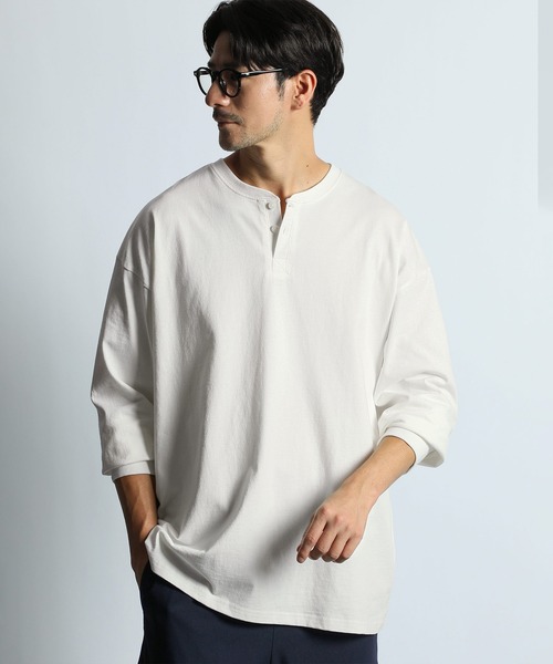 LANVIN en Bleu tシャツ 8オンス ヘビーウェイト オーバーサイズ