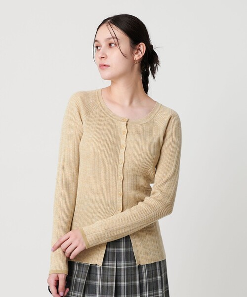 新品タグ付！BEAUTY&YOUTH ポリエステルブレンド シャツカーディガン ポリエステルブレンド シャツカーディガン 2WAY