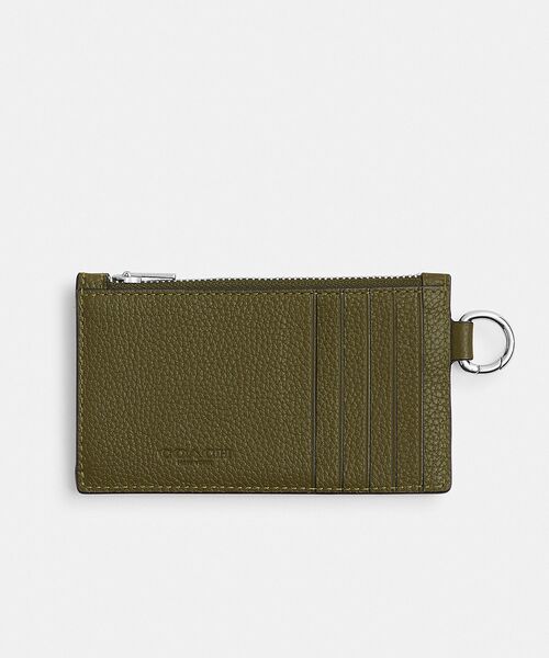 美品　COACH コーチ　カードケース　ケース　財布 COACH（コーチ） カードケース ジップ カード ケース : ZOZOTOWN Yahoo