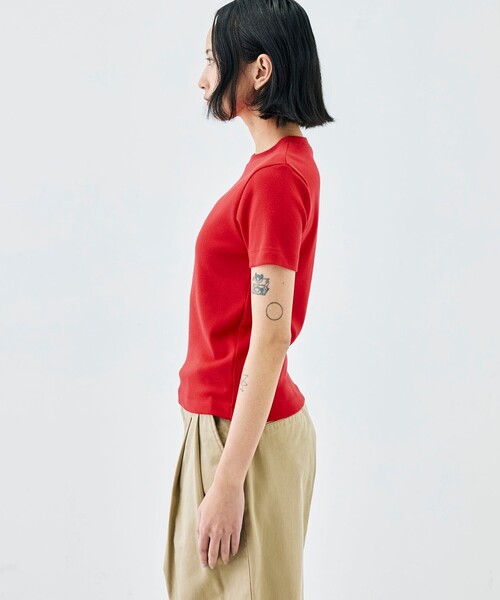 Edition（エディション） tシャツ 半袖 コットンモダールフライス T