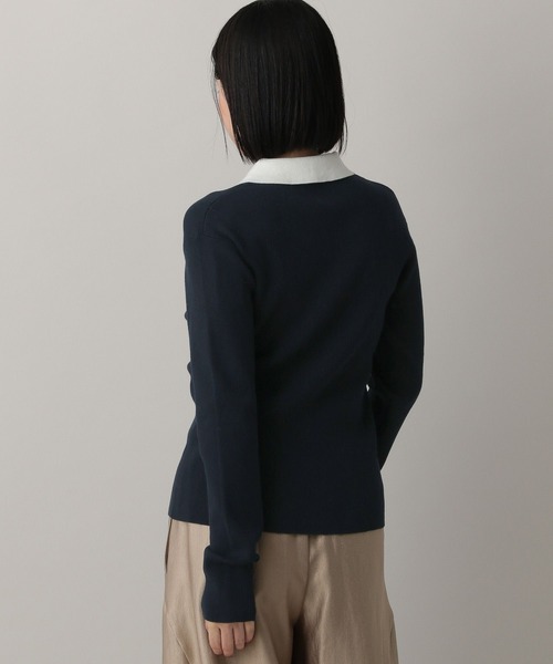 A part by（アパートバイ） ニット セーター エリツキリブニットプル
