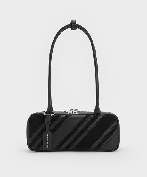 CHARLES & KEITH スエード　ハンドバッグ　ショルダーバッグ CHARLES ＆ KEITH（チャールズ&キース） ショルダーバッグ バッグ Zeya