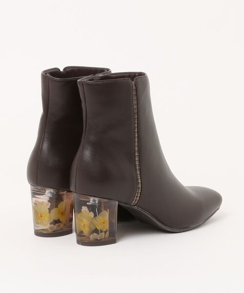 JELLY BEANS（ジェリービーンズ） ブーツ クリアフラワーヒール