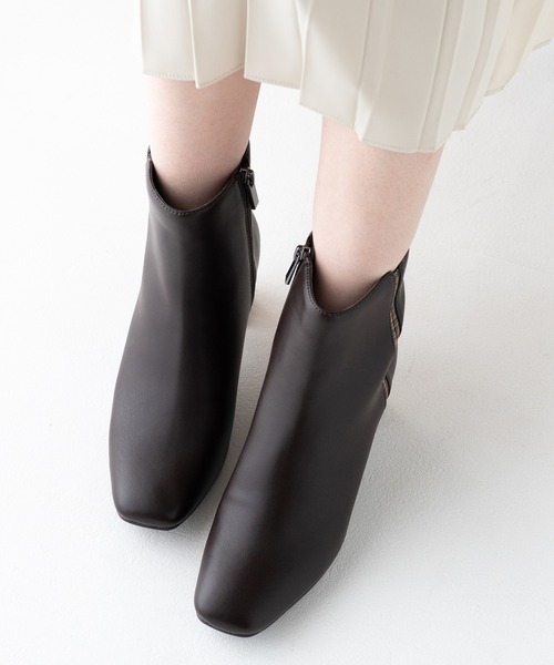 JELLY BEANS（ジェリービーンズ） ブーツ クリアフラワーヒール