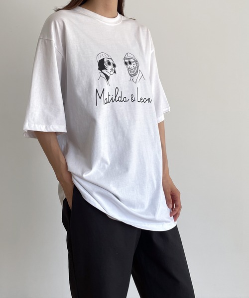 「CANAL JEAN」 半袖Tシャツ ONE SIZE ライトグレー レディース_画像2