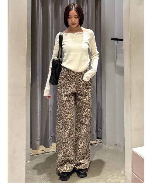 SLY ニット セーター HG OFFSHOULDER TOPS ハイゲージ オフショルダー