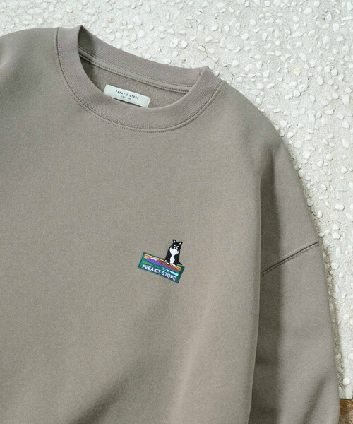 トレーナー スウェット 限定展開　FREAK'S STORE OUTDOORS アニマル 刺繍 ワンポイント スウェット レディース | FREAK'S STORE | 04
