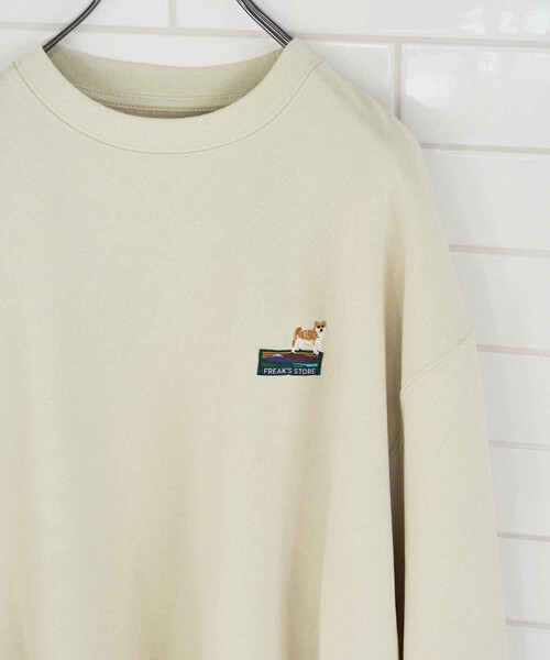 トレーナー スウェット 限定展開　FREAK'S STORE OUTDOORS アニマル 刺繍 ワンポイント スウェット レディース | FREAK'S STORE | 05