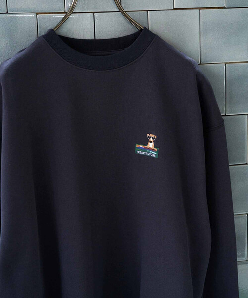 トレーナー スウェット 限定展開　FREAK'S STORE OUTDOORS アニマル 刺繍 ワンポイント スウェット レディース | FREAK'S STORE | 06