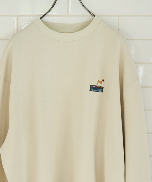 トレーナー スウェット 限定展開　FREAK'S STORE OUTDOORS アニマル 刺繍 ワンポイント スウェット レディース | FREAK'S STORE | 23