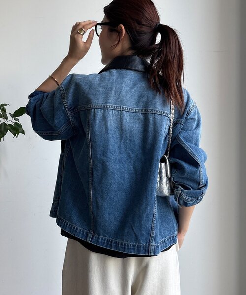 DouDou（ドゥドゥ） コート アウター 「襟の取り外しが可能！」レザー