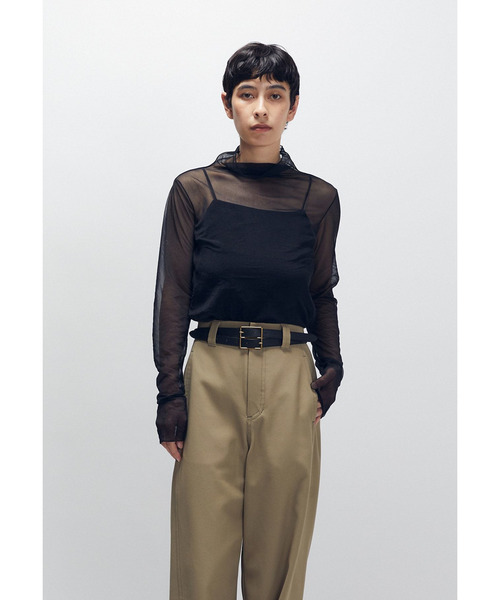 1er Arrondissement tシャツ シアーハイネックカットソー レディース