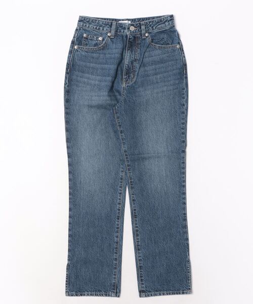LOWRYSFARM yuw マルチウェイデニムパンツ Lサイズ ブルー にゃー✽様専用［yuw］マルチウェイデニムパンツ ブルー L