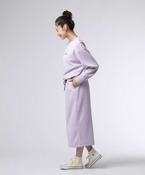 ワンピース 「WOMEN」クルーネック ロングワンピース_6