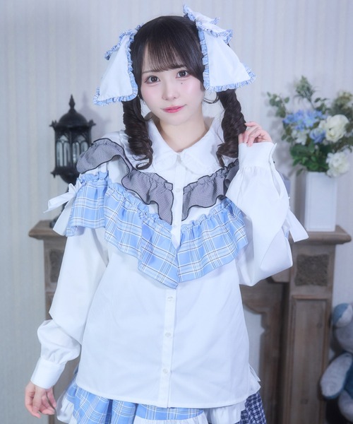 Whinny ブラウス シャツ Whinny/「セットアップ可能♪」ごきげんぁまぁ