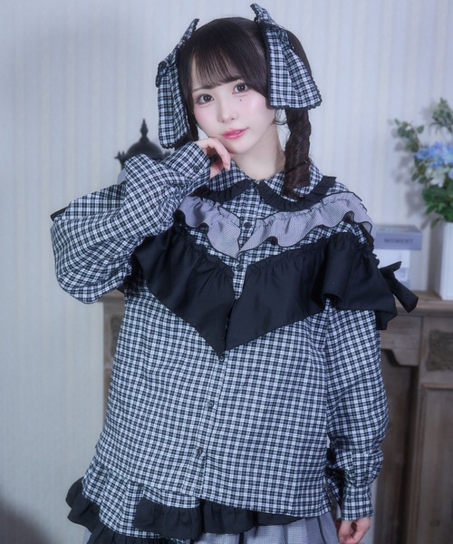 Whinny ブラウス シャツ Whinny/「セットアップ可能♪」ごきげんぁまぁ