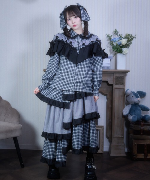 Whinny ごきげん　ブラウス　スカート　セット Whinny ブラウス シャツ Whinny/「セットアップ可能♪」ごきげんぁまぁ