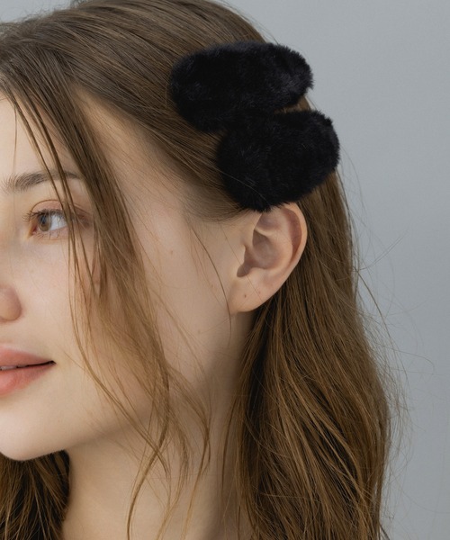 ヘアピン 「LA MUE」ファーヘアピン 2個セット : ZOZOTOWN Yahoo!店