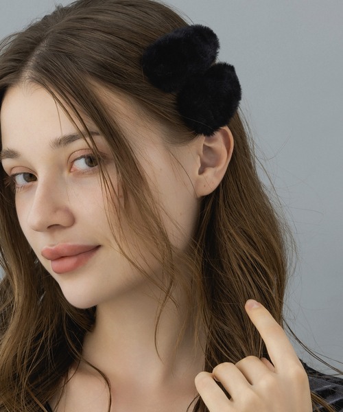 ヘアピン 「LA MUE」ファーヘアピン 2個セット : ZOZOTOWN Yahoo!店