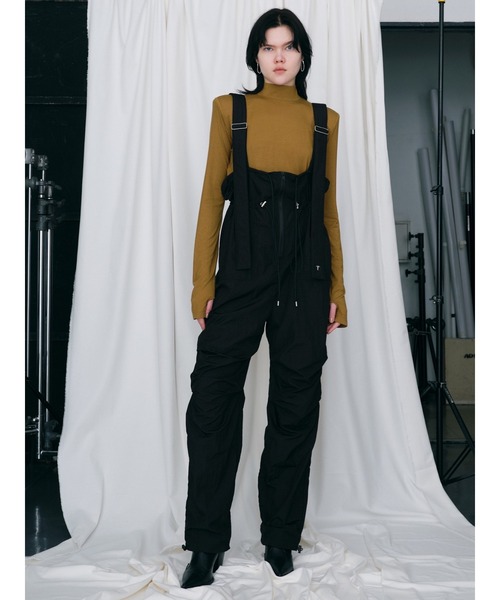 PAMEO POSE（パメオ ポーズ） オーバーオール FREE ブラック