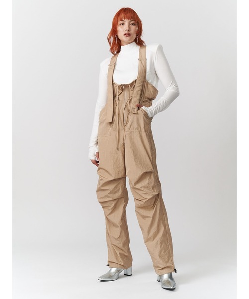 PAMEO POSE（パメオ ポーズ） オーバーオール FREE ブラック