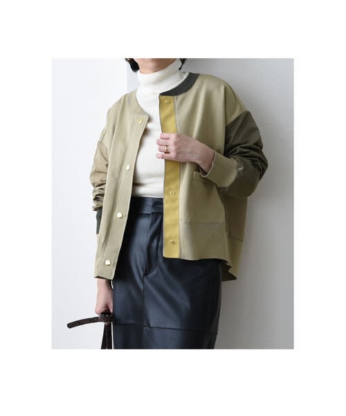 Eimee Law（エイミーロウ） ノーカラージャケット 38 ネイビー