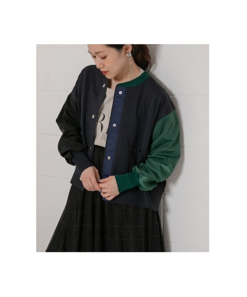 Eimee Law（エイミーロウ） ノーカラージャケット 38 ネイビー