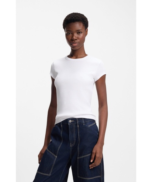 BOSS（HUGO BOSS） tシャツ スリムフィットTシャツ ストレッチコットン 