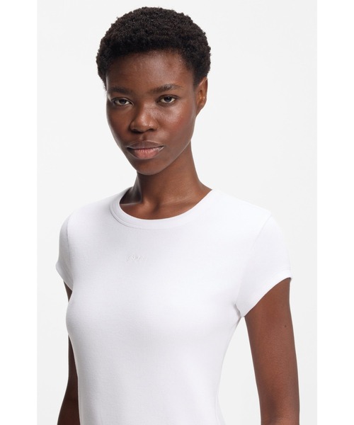 BOSS（HUGO BOSS） tシャツ スリムフィットTシャツ ストレッチコットン 