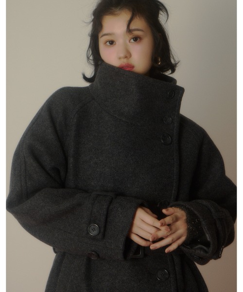 SLY（スライ） ステンカラーコート コート STAND NECK LONG COAT