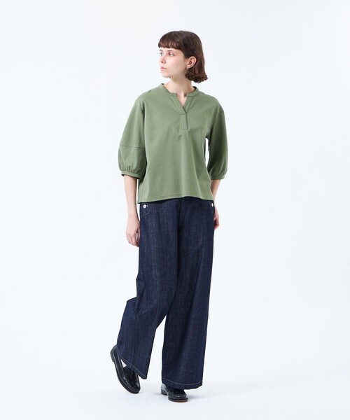 「MACKINTOSH PHILOSOPHY」 半袖カットソー 38 オフホワイト レディース_画像4