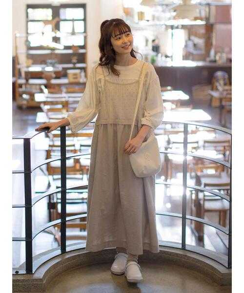 Samansa Mos2（サマンサモスモス） キャミソールワンピース F ベージュ