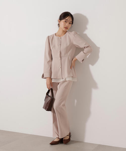 プロポーション ボディドレッシング パンツ　スーツ ビジネス　セットアップ PROPORTION BODY DRESSING - プロポーション ボディドレッシング