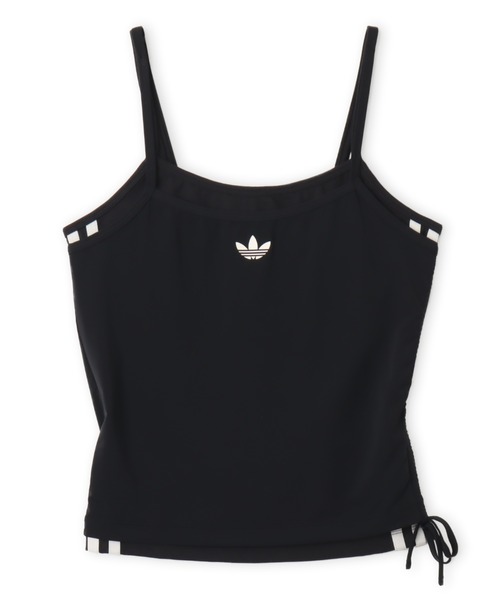 ANN DEMEULEMEESTER ブラック レイヤードタンクトップ 36 2024年春の ANN DEMEULEMEESTER ブラック レイヤードタンクトップ 36