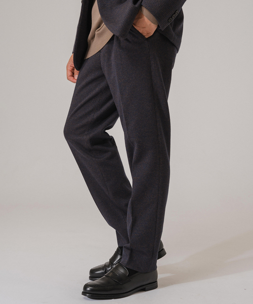 EDIFICE（エディフィス） スラックス コットン/ウール ジャージー