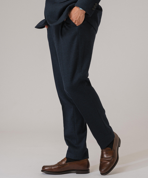 EDIFICE（エディフィス） スラックス コットン/ウール ジャージー